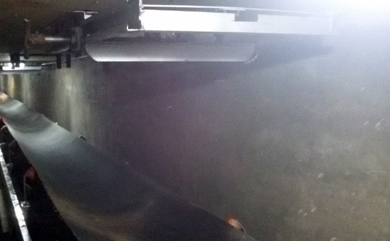 Cinta de Transporte Subterranea Para Descarga de Granos